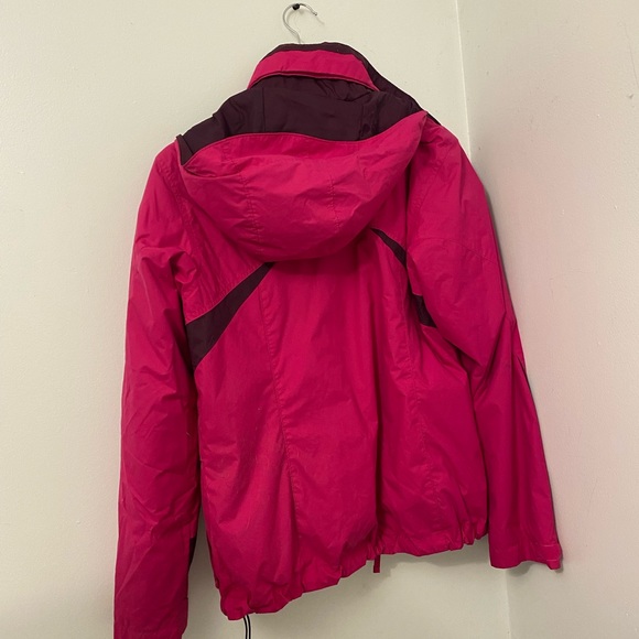 Columbia pink jacket double layer shell and warm layer - Picture 2 of 4